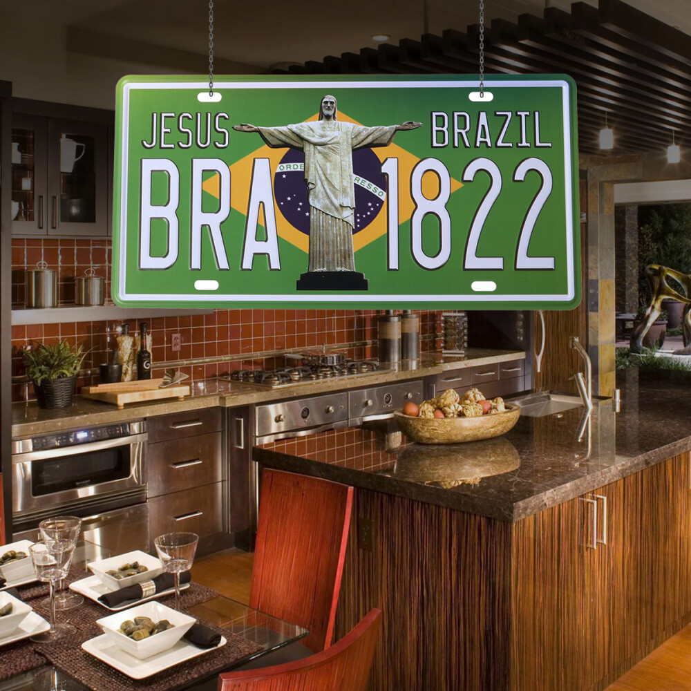 European Style Vintage Decorative Signs Metal Iron Tin Sign Wall