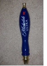 MICHELOB ULTRA CLASSIC STYLE WOODEN BAR TAP HANDLE BEER VINTAGE KEG MARKER EUC..