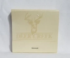 Vintage Deer Creek Animal Advertising Matchbook Matches Full