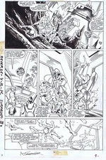 X-FACTOR ANNUAL #3 Page 11 Original Marvel Comic Art signed by Terry Shoemaker