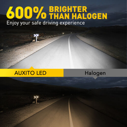 2/4/6X H11 H8 LED Headlight High Low Beam Bulbs Kit 6500K Super White Bright M3S - Picture 3 of 27