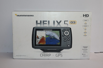 Humminbird HELIX5 CHIRP GPS 5'' WVGA Sonar GPS G3 Depth/Fish Finder - 411660-1