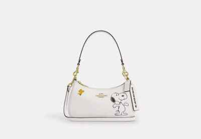 スヌーピー COACH COACH x PEANUTS Teri Shoulder Bag Snoopy CBJ76 Chalk Multi 2way