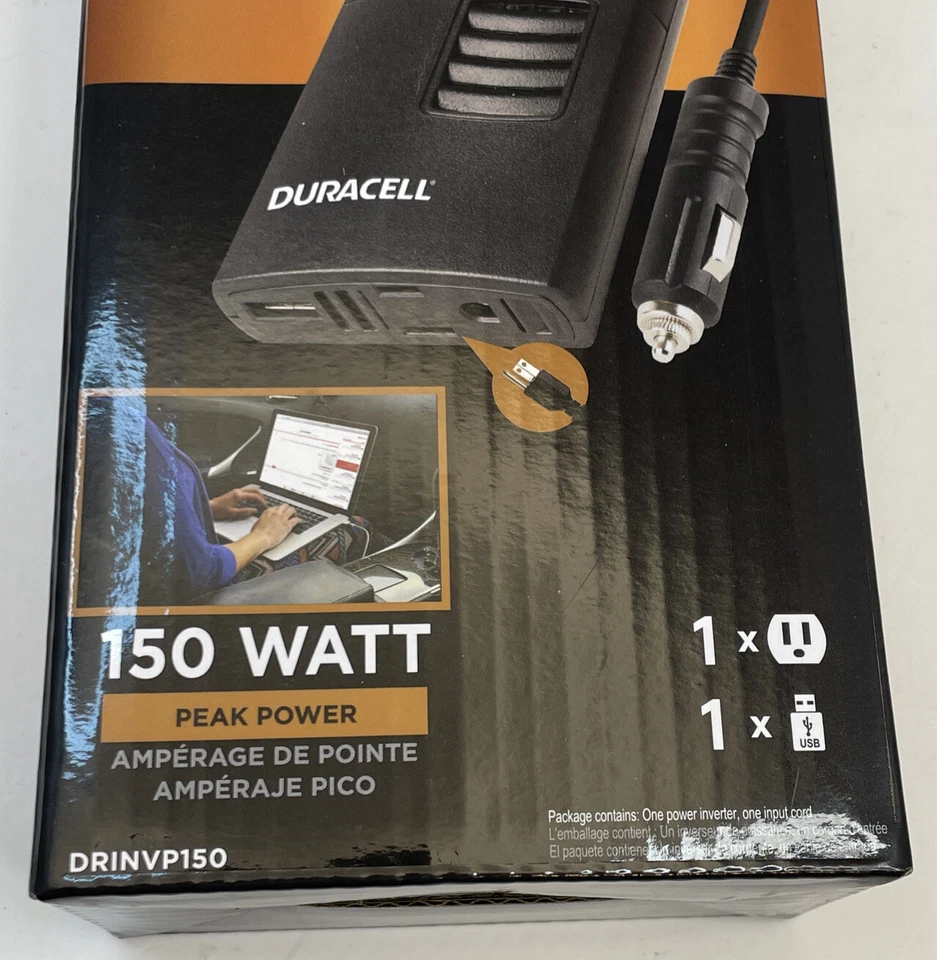 Duracell 150 Watt Portable Power Inverter - Image 3 of 4