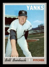 1970 Topps Baseball #167 Bill Burbach NM/MT *d3