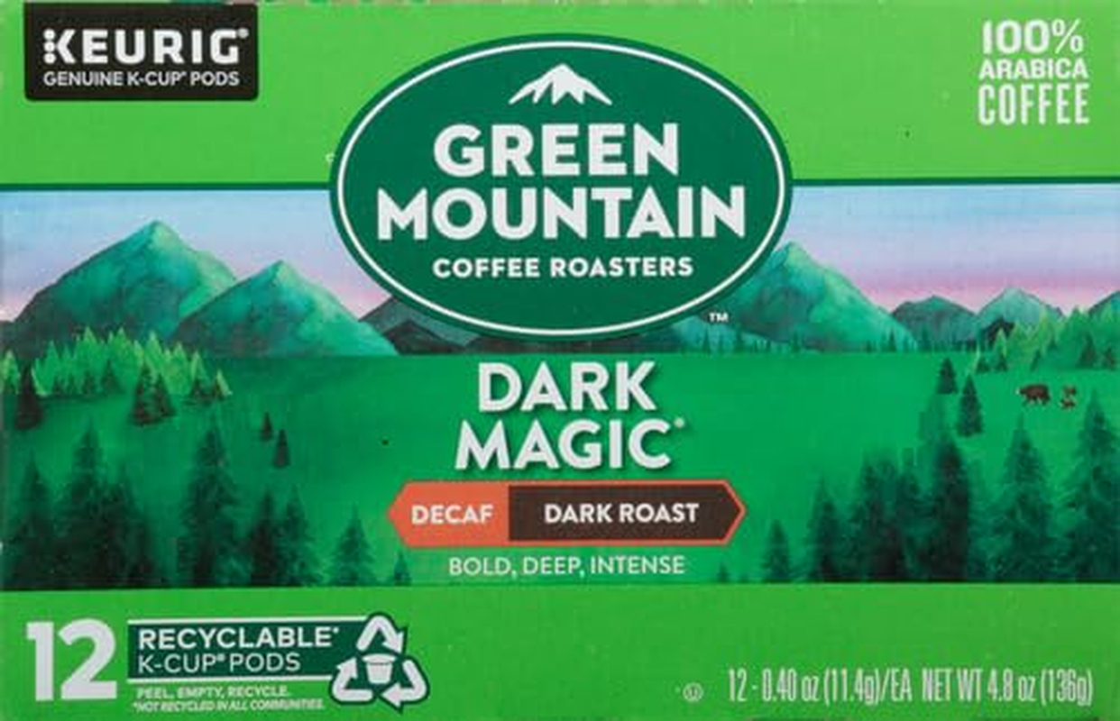 Green Mountain Coffee Dark Magic Decaf KCup Pods 12 ct. for sale online eBay