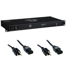 Black Lion Audio PG-X 9-Outlet Power Conditioner w/ 2x Molded Power Cable KIT