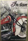 8x12 Tin Sign Indian motorcycle bike biker club garage shop mechanic vintage K88