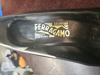 ③ Salvatore Ferragamo Dress Heeled Shoes DS 63709 Sz 8.5 3A | eBay