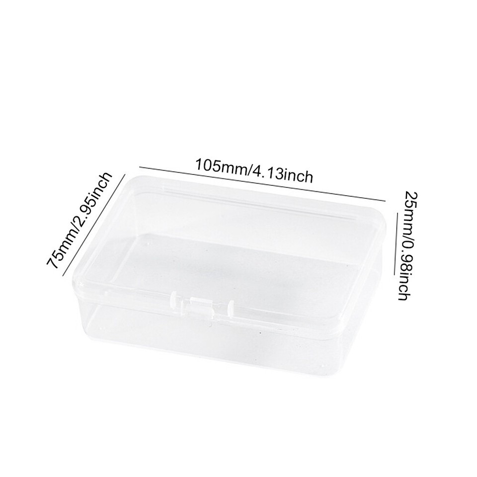 US Clear Plastic Trading Cards Storage Box Baseball Cards Holder ...