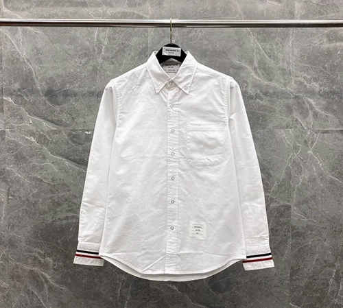 Thom Browne Langarmshirt mit Revers Herren und Damenmode Shirt - Bild 31 von 40