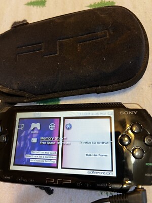 Sony PlayStation PSP 1000 Working Bundle With 3 Games Softmod | eBay