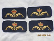 Royal Navy Submarine Badge: Delfine ,Krone & Anker,U Boot Abzeichen, 4x