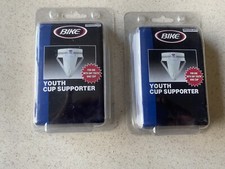 BIKE Boy Youth Cup Supporter Jockstrap Lot of 2 REGULAR Waist 26-28" New