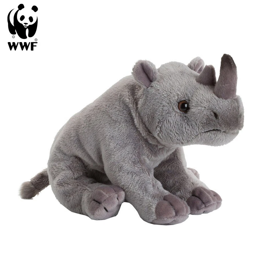 WWF Plüschtier Nashorn 18cm lebensecht Kuscheltier Stofftier Rhino Geschenkidee