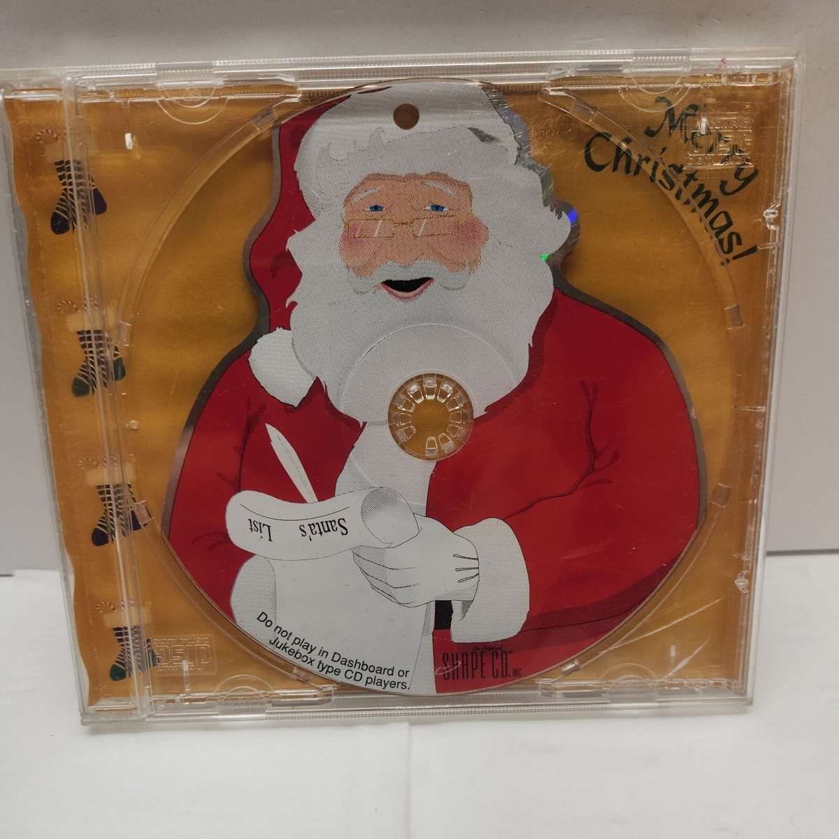 Santa Claus W/ List - Holiday Shaped CD (CD, Shape Co.) 3342-2-1 Santa Claus W/ List - Holiday Shaped CD (CD, Shape Co.) 3342-2-1