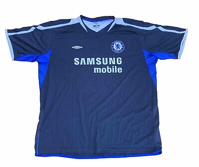 Rare Chelsea Football Club Jersey Mens 2XL Nevy Blue Shirt Rare Chelsea Football Club Jersey Mens 2XL Nevy Blue Shirt