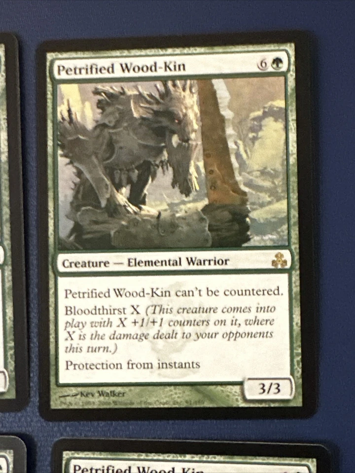 Petrified Wood-Kin X4 Guildpact Ex Condition See Pics Front/Back - Image 4 of 4