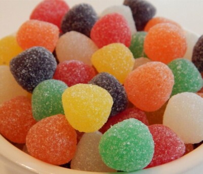 Spice Drops Sugar-Sanded Jelly Candy- BULK CANDY- ONE POUND