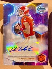 Cade Klubnik Autograph 2023 Bowman Rare White Geometric Auto Number Match #2 /5