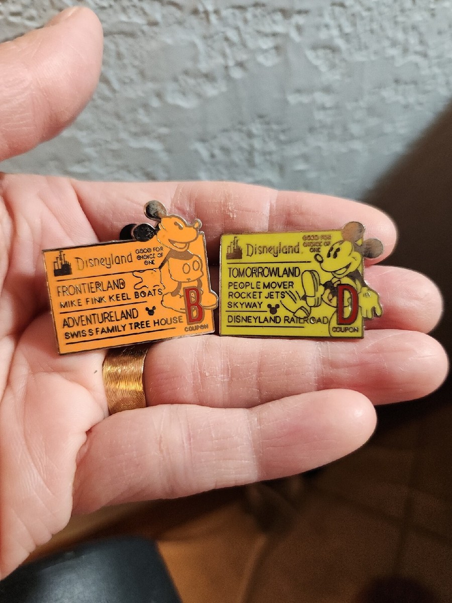 Global Lanyard Mickey D/B Coupon Ticket Tomorrowland- Frontierland