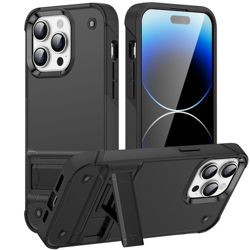 For iPhone 16 15 14 13 Pro Max 12 11 Military Grade Shockproof Case Stand Cover - Picture 4 of 21