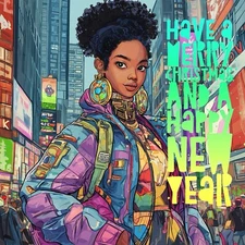 Holiday Digital Clip Art – Festive Christmas and New Year Design 2