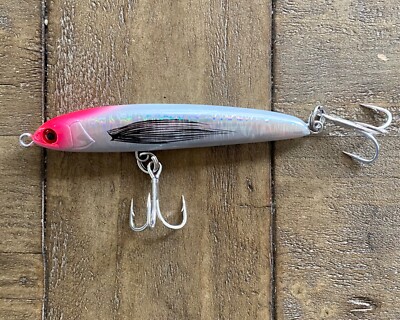 NEW  5' Flying Fish  White GHOST2 -Sinking 80gms / Stick bait  TUNA ,YELLOW TAIL