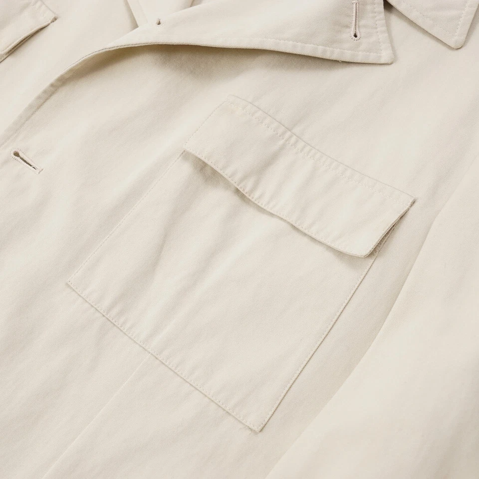 NUEVO CON ETIQUETAS $1695 BELVEST Chaqueta de Campo de Cuatro Bolsillos de Algodón Ligero Lavado M (UE 50) Foto 4 de 4