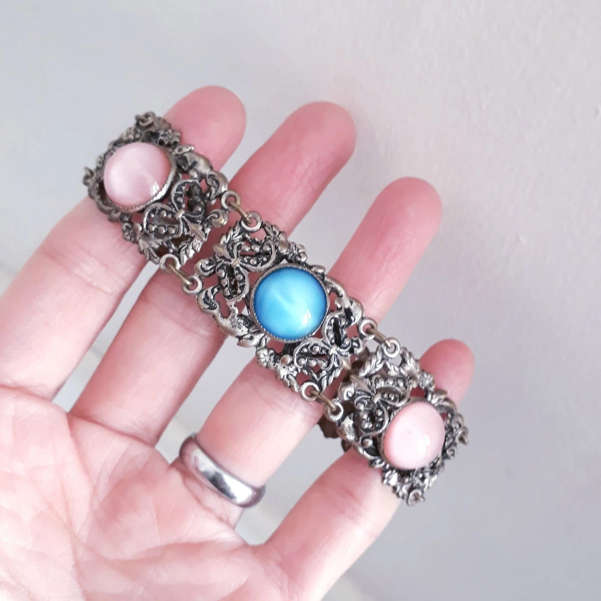 Vintage moonstone deals bracelet