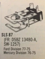 Brake Light Switch GP Guaranteed Parts SLS87