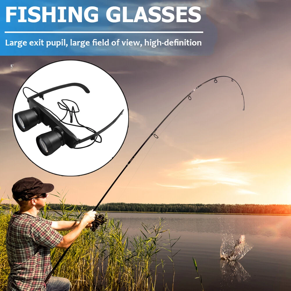 Fishing Glasses Wearable Fishing Focusing Glasses Magnifier for Concerts Viewing