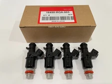 4 NEW OEM FUEL INJECTORS 16450-RGA-003 FOR HYBRID CIVIC 1.3L 1.5L INSIGHT 1.3L