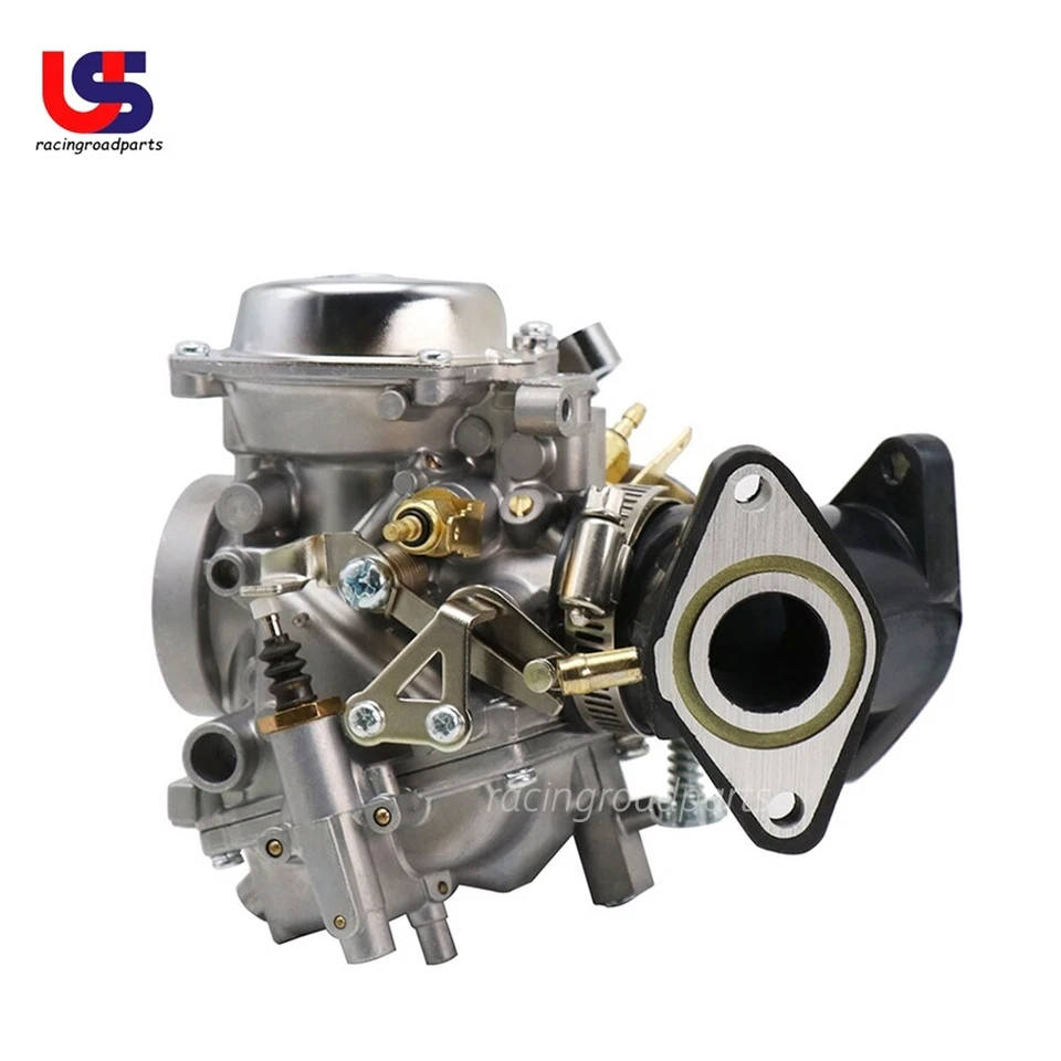 Carburetor with Intake Manifold Boot For Yamaha 66 V STAR VIRAG0 250 XV250 US Foto 2 de 4