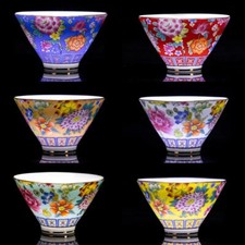 4 Pcs/set Jingdezhen Exquisite Pastel Tea Cup...