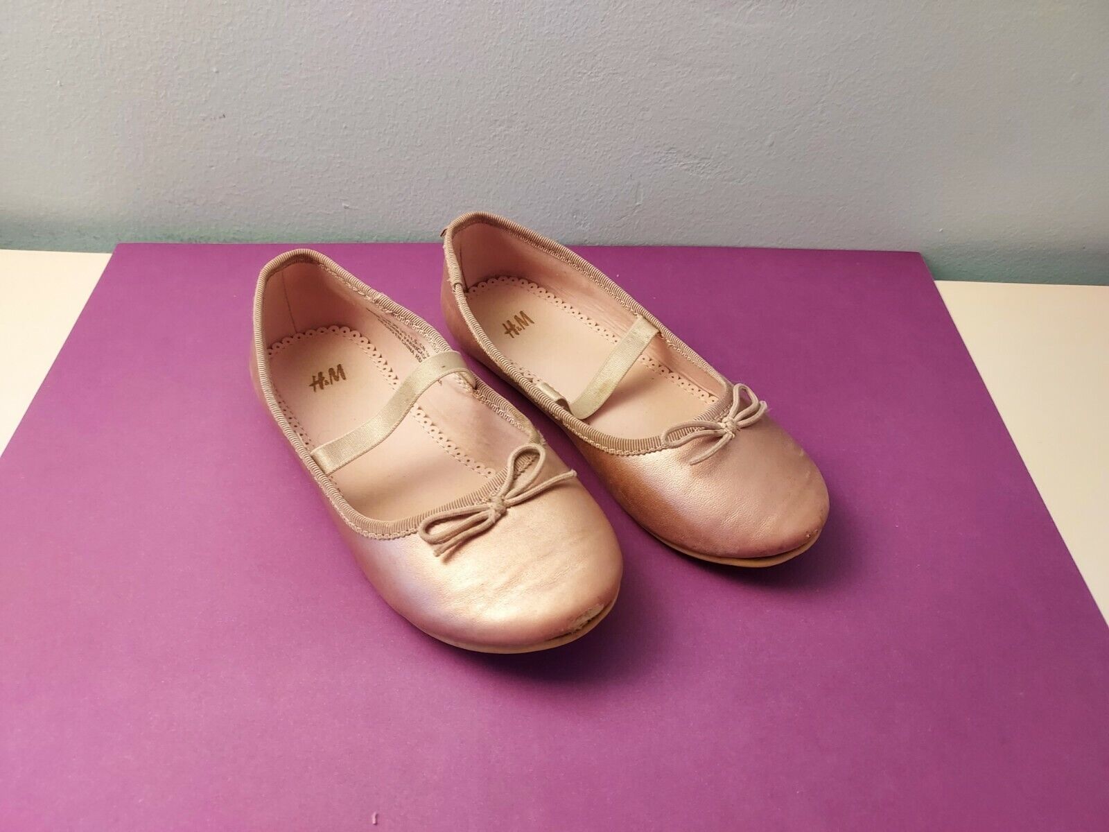 H&M girls shoes flats pink Size UK 11 child (EU 29) Excellent pair of H&M girl eBay