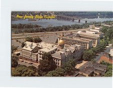 Cartolina New Jersey Campidoglio di Stato Trenton New Jersey USA