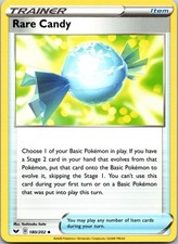 RARE CANDY 180/202 UNCOMMON SWORD SHIELD Pokemon NM SWORD SHIELD