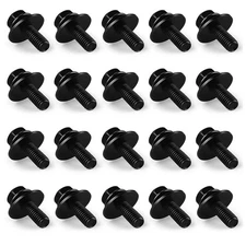 20X Body Bolts Screws Clips Engine Fender Splash Retainers Hex Fastener M6 16mm