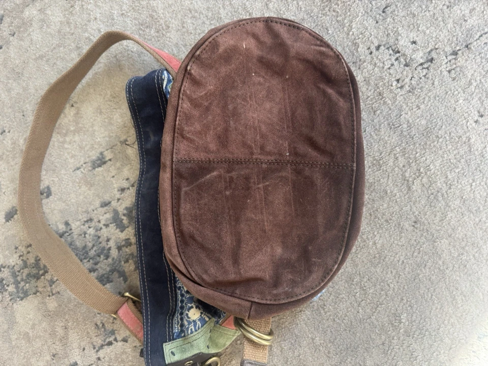 Bolso Hobo Bandolera/Bolso de Hombro/Bolso de Mano Lucky Brand Azul Bandana Paisley Foto 3 de 4