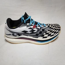 Saucony Endorphin Speed 2 Running Shoes Check Black White Mens 11.5M