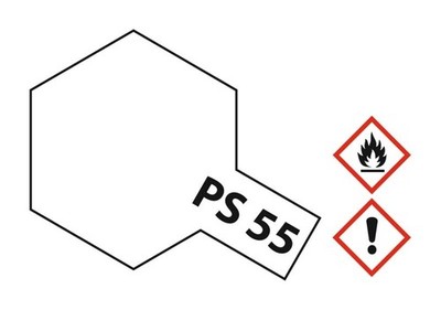 Tamiya Lexan Sprühfarbe PS-55 Klarlack matt Polycarbonat 100ml #86055