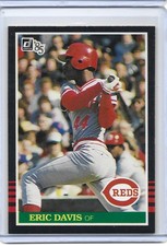 1985 Donruss ERIC DAVIS #325 -- Cincinnati Reds -- ERIC DAVIS RC