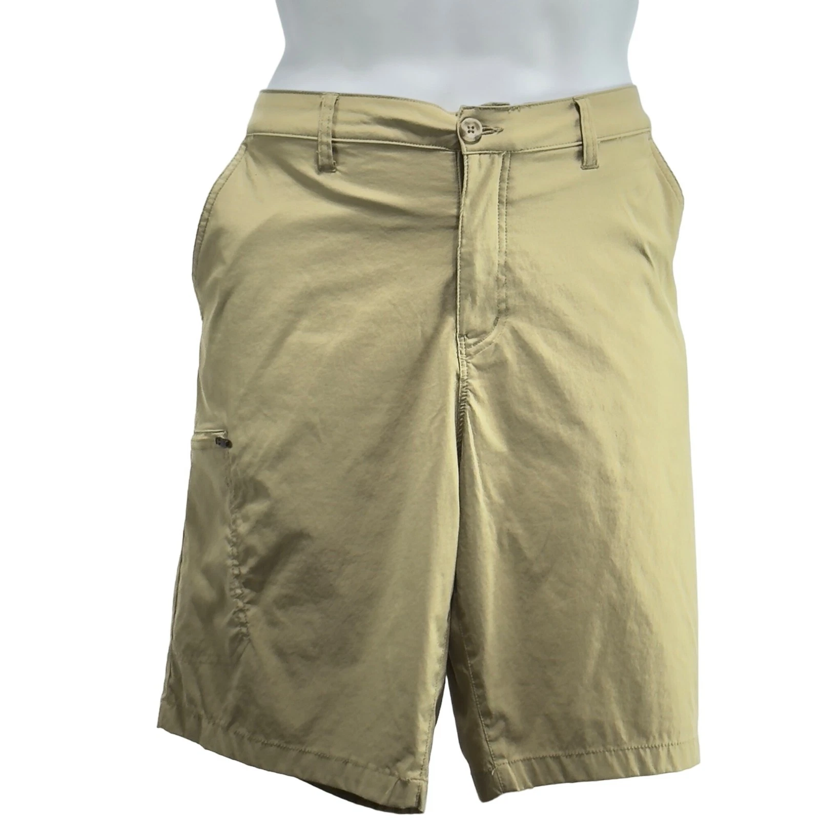 Original WEATHERPROOF VINTAGE Mens Performance Trail Shorts Pockets Tan Size 40