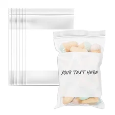 Spartan Industrial - 3 X 4 Plastic Zip Bags With Writable White Block (1000 Coun
