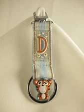 Letter D Key Pals Keyring Strap