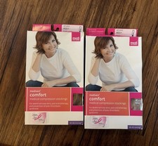 NEW Mediven Comfort Women's 30-40mmHg 48201 Compression Stockings Calf Petite