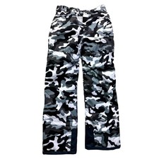 Skigear snow pants camouflage insulated For youth size Large adjust waist