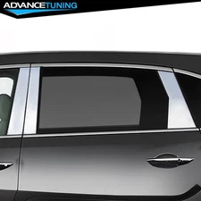 Fits 14-20 Acura MDX Mirror Finish Stainless Steel Pillar Post Cover Trims 6PCS