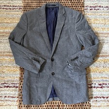 J. CREW Ludlow Wool Blazer Chore Jacket Coat Grey Men's Size 36S Small S